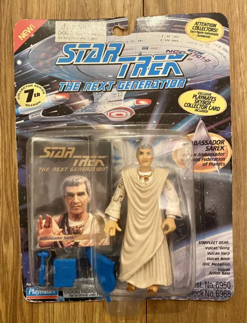 Star Trek The Next Generation Ambassador Sarek Figure 1994 Playmates Unopened