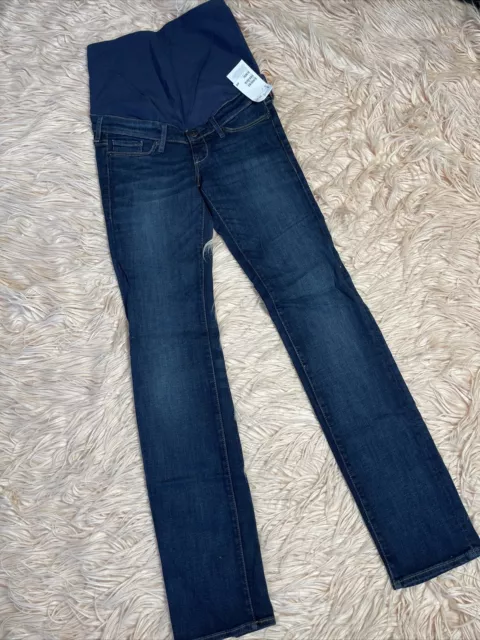 H&M Mama Maternity Stretchy High Rise Straight Leg Jeans 4