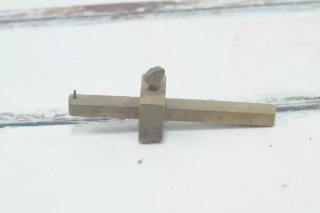 Vintage STANLEY NO 61 USA Wood Carpenter's Marking Scribe Mortise Gauge Marking