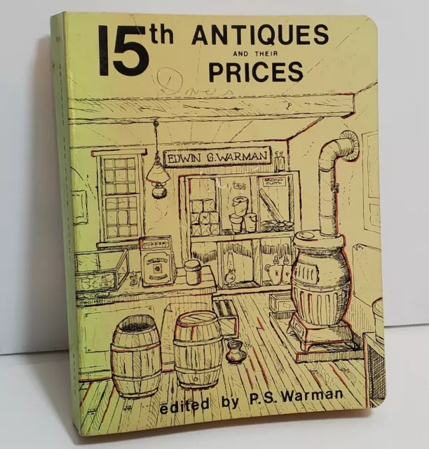 1980 15th Antiques & Their Prices Guide Warman Identify Crystal & Collectibles