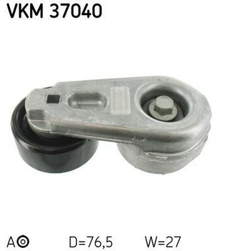 SKF Poulie-tendeur courroie trapézoïdale à nervures Galet tendeur VKM 37040 27mm