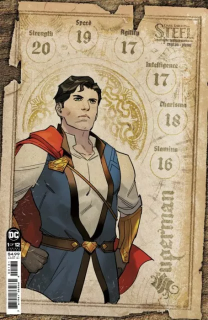 DC Comics Dark Knights of Steel #1 1:25 Variant Yasmine Putri Character Sheet