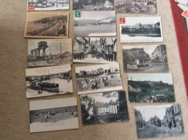 FRENCH POSTCARDS - 200 early 20th century cards, mostly posted with stamps 3