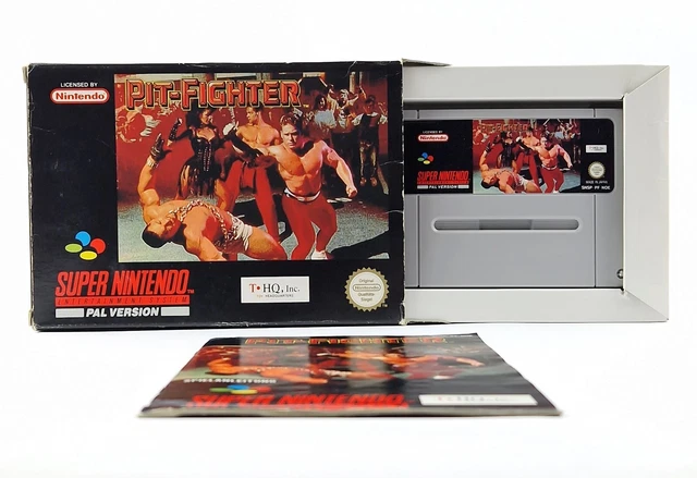 Pit Fighter JEU SUPER NINTENDO : Pit-Fighter - emballage d'origine instructions ...