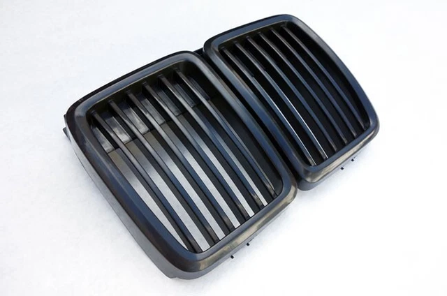 Pour BMW Série 3 E30 Calandre Sport Haricot Grille Noir Mat 1982-1994