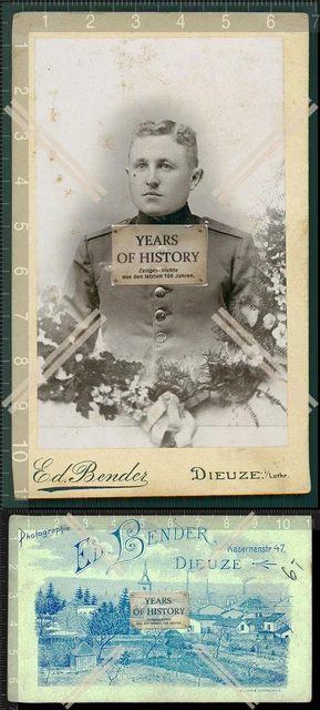 Orig. Foto CDV Portrait Soldat