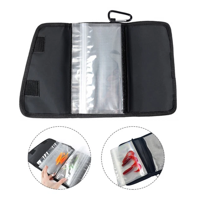 Leurre Rangement Portefeuille Sac Course Noir Multifonctionnel Reliures