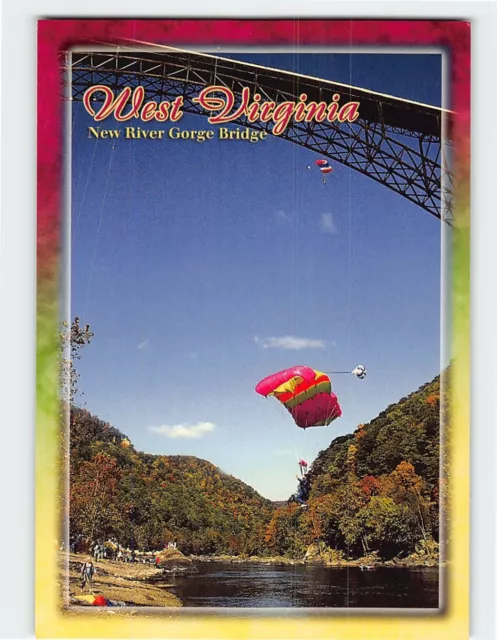 Postcard New River Gorge Bridge West Virginia USA