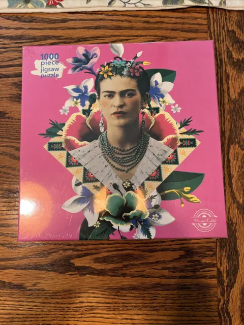 ADULT JIGSAW PUZZLE Frida Kahlo Pink: 1000-Piece Jigsaw Puzzles by ...