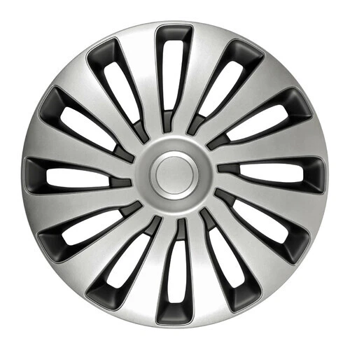 Sepang argento e nero - Set 4 copriruota - Ø 17"