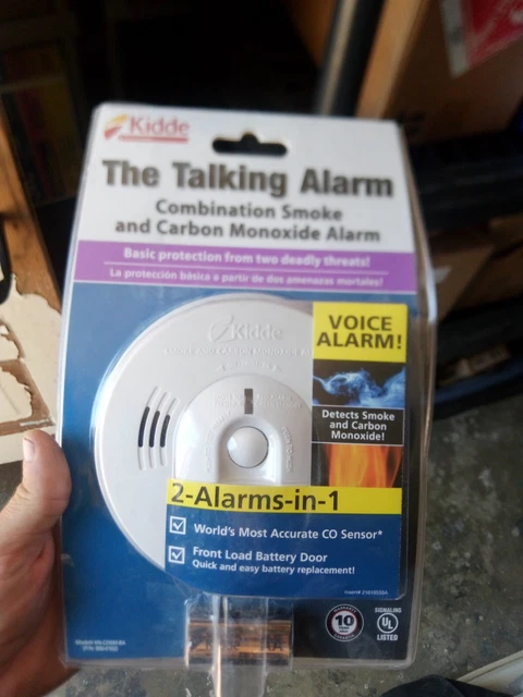 Kidde The Talking Alarm Combination Smoke And Carbon Monoxide Alarm NEW