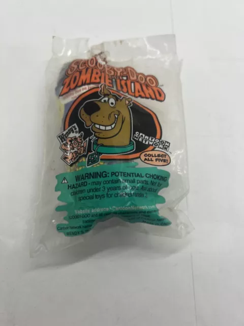 Vintage 1998 Wendys Kids Meal Scooby Doo On Zombie Island Knight 4" Toy