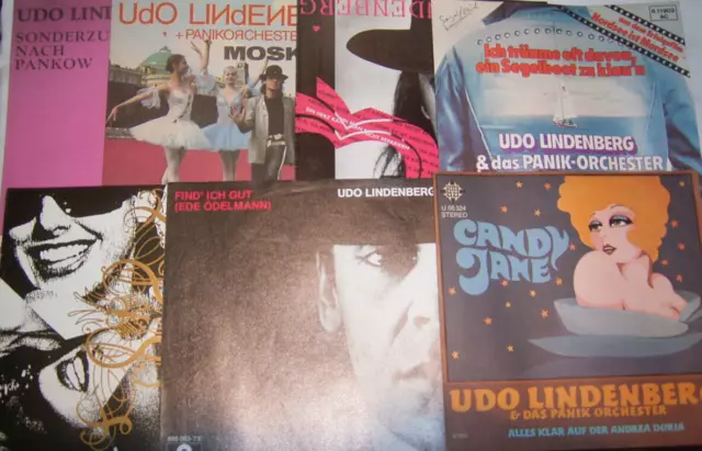 Nur Cover 7 x Udo Lindenberg Bodo Ballermann Candy Jane Top Zustand - Only Cover