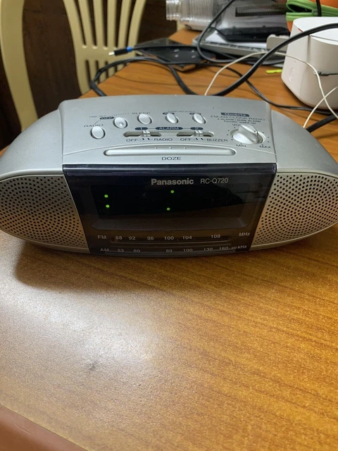 Radio-réveil Panasonic AM/FM RC7200 Noyau de batterie manquant numérique