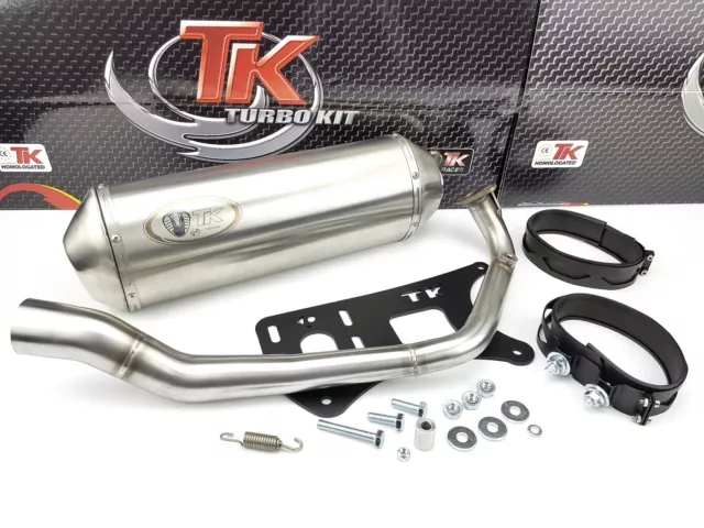 Turbo Kit Maxi Sport Edelstahl Auspuff KYMCO G-DINK 125 150 16-22 Auspuffanlage