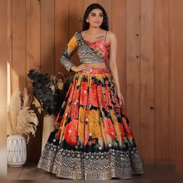 Bridal Designer Bollywood Wedding Indian Women Lengha Party Wear Lehenga Choli