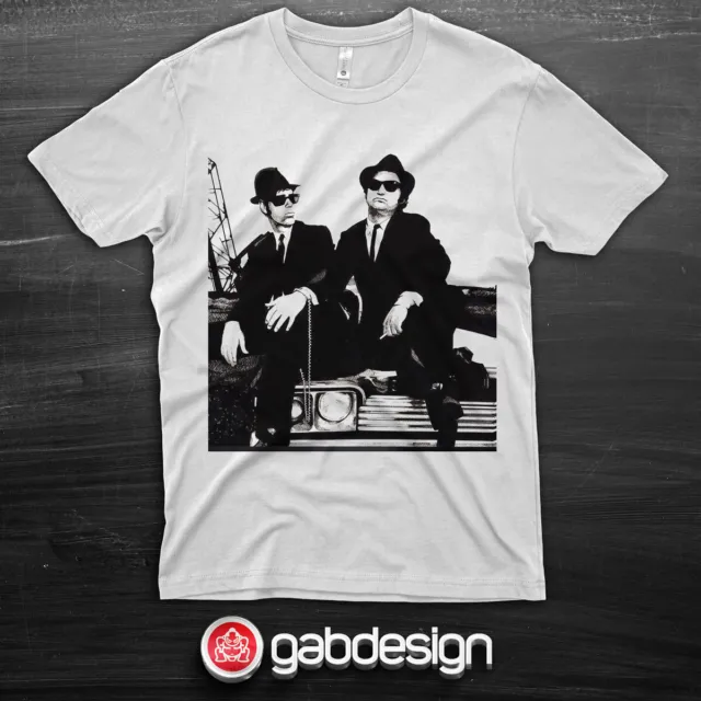 T-shirt Blues Brothers Film TV - 100% cotone