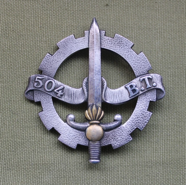 Insigne De Béret Du 57° Régiment D'Infanterie – Commando De Chasse Drago Paris – REF 5896 – Occasion