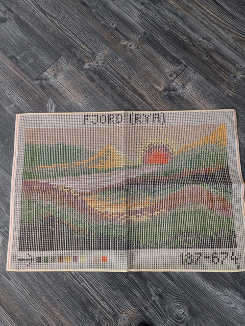 Knüpfteppich, Stramin, FJORD ( RYA ) ( Nr. 30 )