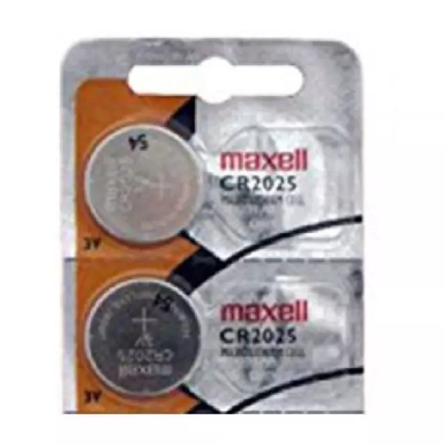 Pilas de boton Maxell bateria original Litio CR2025 3V en blister 2X Unidades