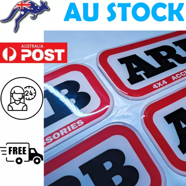 ARB Domed Decal Sticker Badge Bubble Resin Bull Bar Canopy Roof Rack Drawer