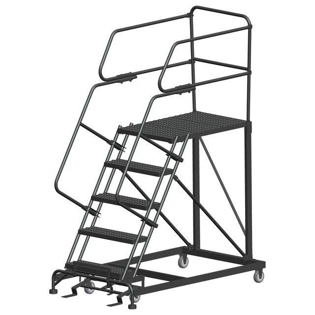 Ballymore Rolling Work Platform Overall Height 86 in Steps 5 Cap 800 lb