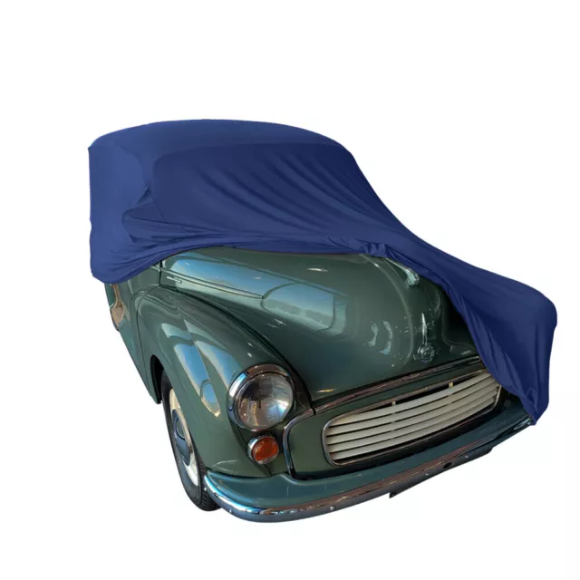 Autoabdeckung passend für Morris Minor Traveller für Innen Le Mans Blau NEU