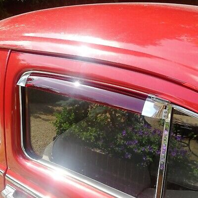 CLEAR Persex Aluminium Window Shades Vents for VW Beetle Bug early AAC326 
