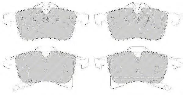 Kit Pastiglie Freni Anteriori OPEL MERIVA '03-'10 1.7 CDTI 74 KW 100 CV