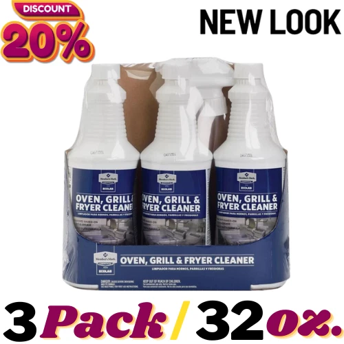 MEMBER'S MARK COMMERCIAL Oven Grill & Fryer Cleaner 1 (32 oz) 2 (64 oz
