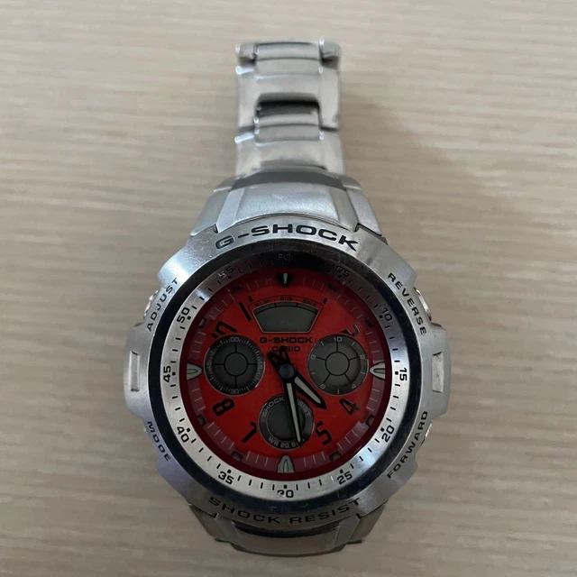Casio G-Shock Quartz Digital Analyzer G-701D Men's Watch Genuine Japan Used (K)