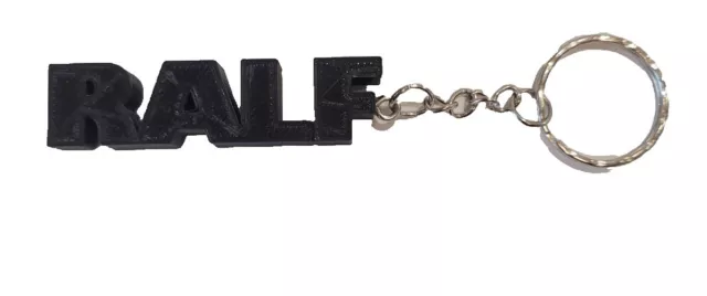 Personalisierte Schlüsselanhänger mit Namen  RALF Geschenke, Geschenkideen,
