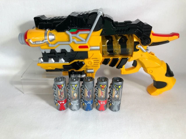 POWER RANGERS KYORYUGER Set Gabu Revolver Gun Morpher Dino Charge Lotto ...