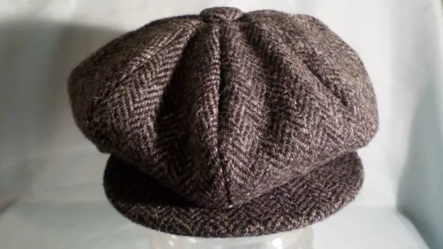 8 piezas Gorra 100% Lana Harris Tweed Newsboy Panadero Gatsby Caxbie de ESCOCIA