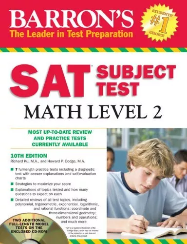 Barron's SAT Subject Test Math Level 2 with CD-ROM, 10th Edition by Ku, Richard