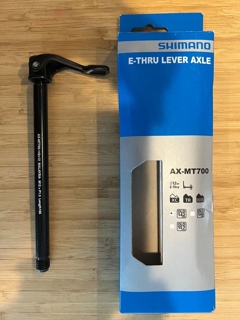 Shimano E-Thru Level Axel - AX-MT700 12 x 142mm Rear Hub Quick Release 166MM 1.5