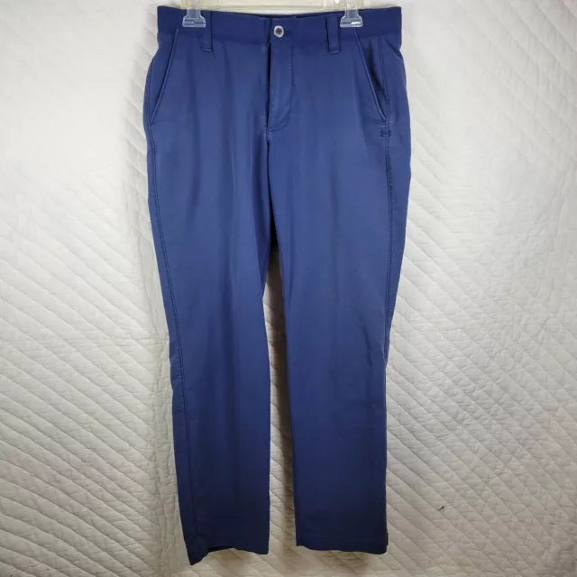 Under Armour Pants Men's 40x32 Blue Straight Leg Performance Stretch Golf Casual