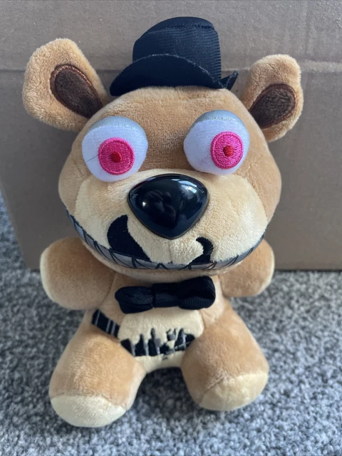 Peluche Clown Noir Five Nights At Freddy's - 20cm - Doudou Doux Et Confortable - Cadeau D'Anniversaire Ou Décoration - Lavable 30°C