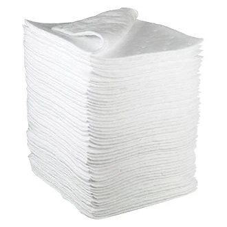 3M 18.5" x 18.5" White High Capacity Oil Only Sorbent Pad