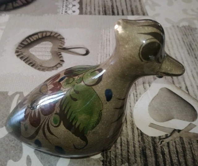 Oiseau En Céramique Peint À La Main Art De Mexico