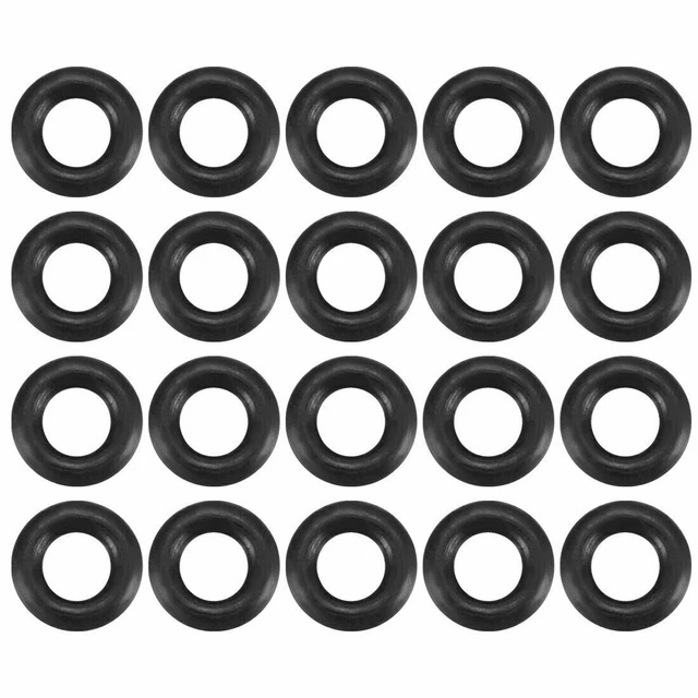 20pcs Black Nitrile Butadiene Rubber NBR O-Ring 1.8mm Inner Dia 1mm Width ✦KD