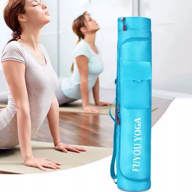 Capacity Waterproof Yoga Mat Holder Carrier Knapsack Fitness Bag Yoga Mat Bag