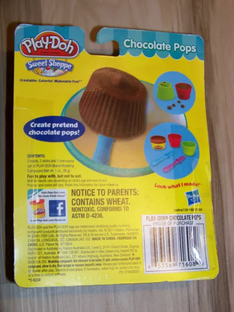 PLAY-DOH SWEET SHOPPE Chocolate Pops Set Create Pretend Chocolate Pops ...