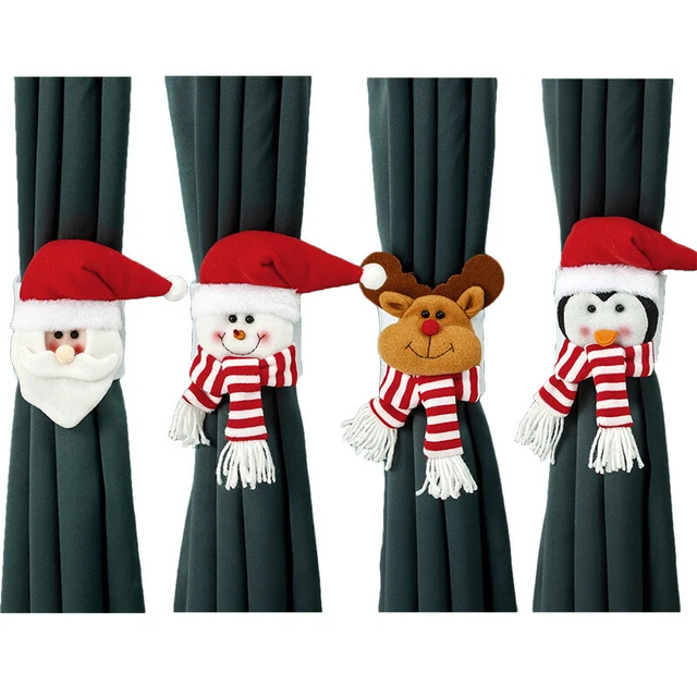 Christmas Theme Vorhang Schnalle Carton Doll Schnalle  Christmas Decoration DE