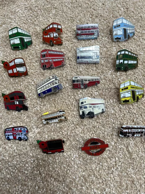 Enamel Bus Pin Badges Selection