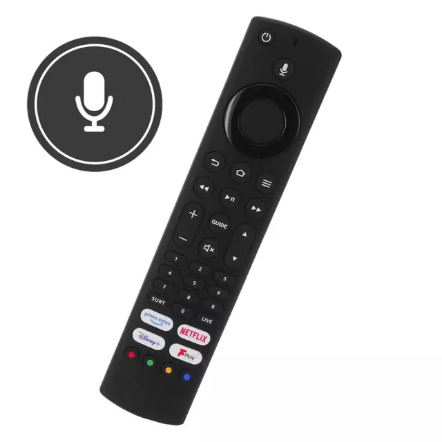 Voice Remote Control Replacement for JVC Fire TV RC39177