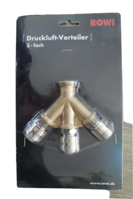 Rowi Druckluft-Verteiler  3-fach