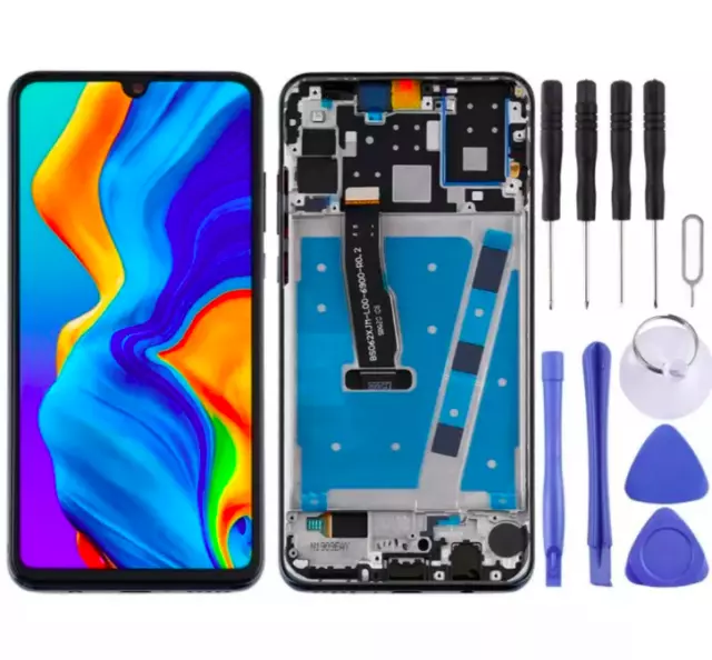 Huawei P30 Lite LCD Retina Replacement Touch Screen Digitizer +Frame Display UK