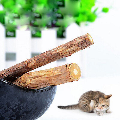 5 uds palo de masticación para mascotas natural Matabi hierba gatera gato molar garras de tratamiento juguete.SE
