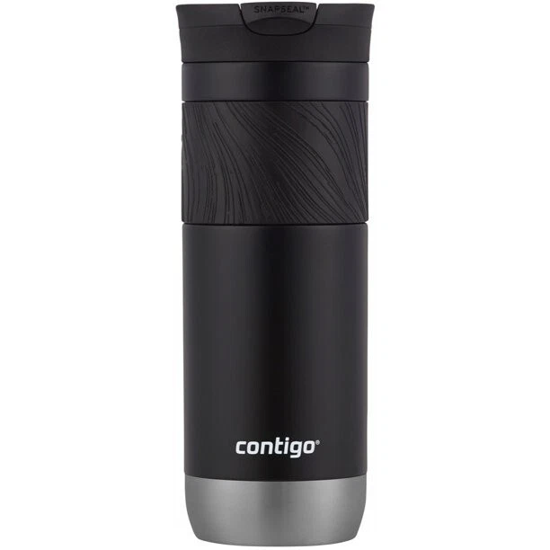 Travel Mug Contigo Leak proof Lid Stainless Steel Thermos 20oz Coffee Tea cup